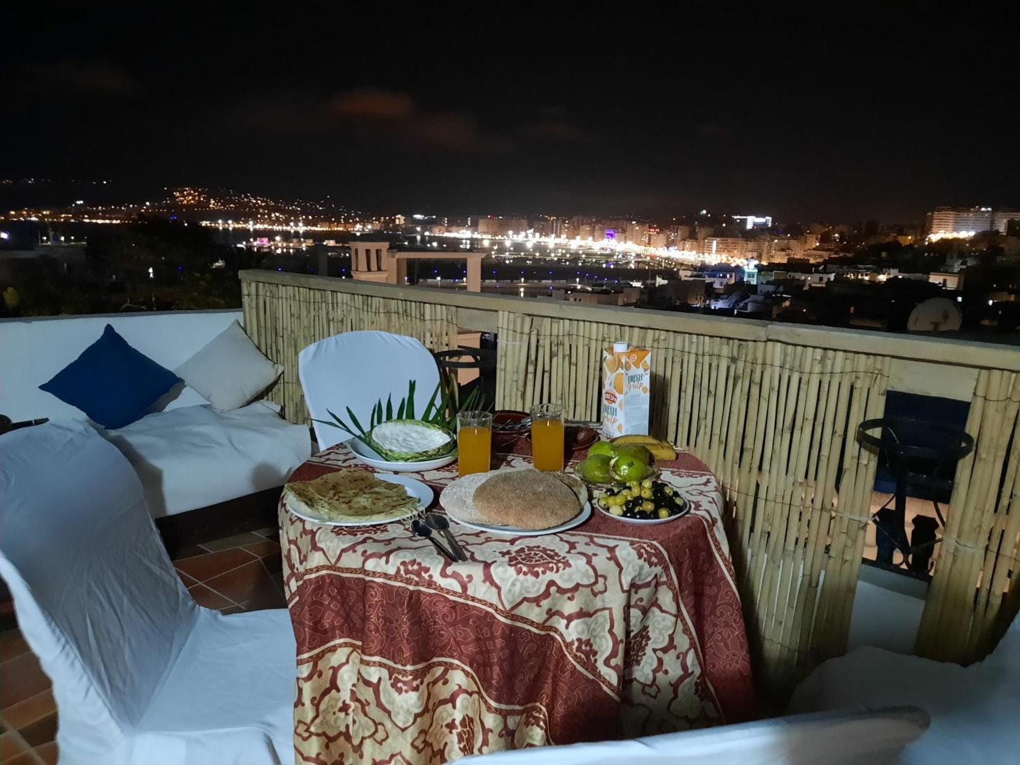 House With Sea View In Kasbah Villa Tangier Bagian luar foto