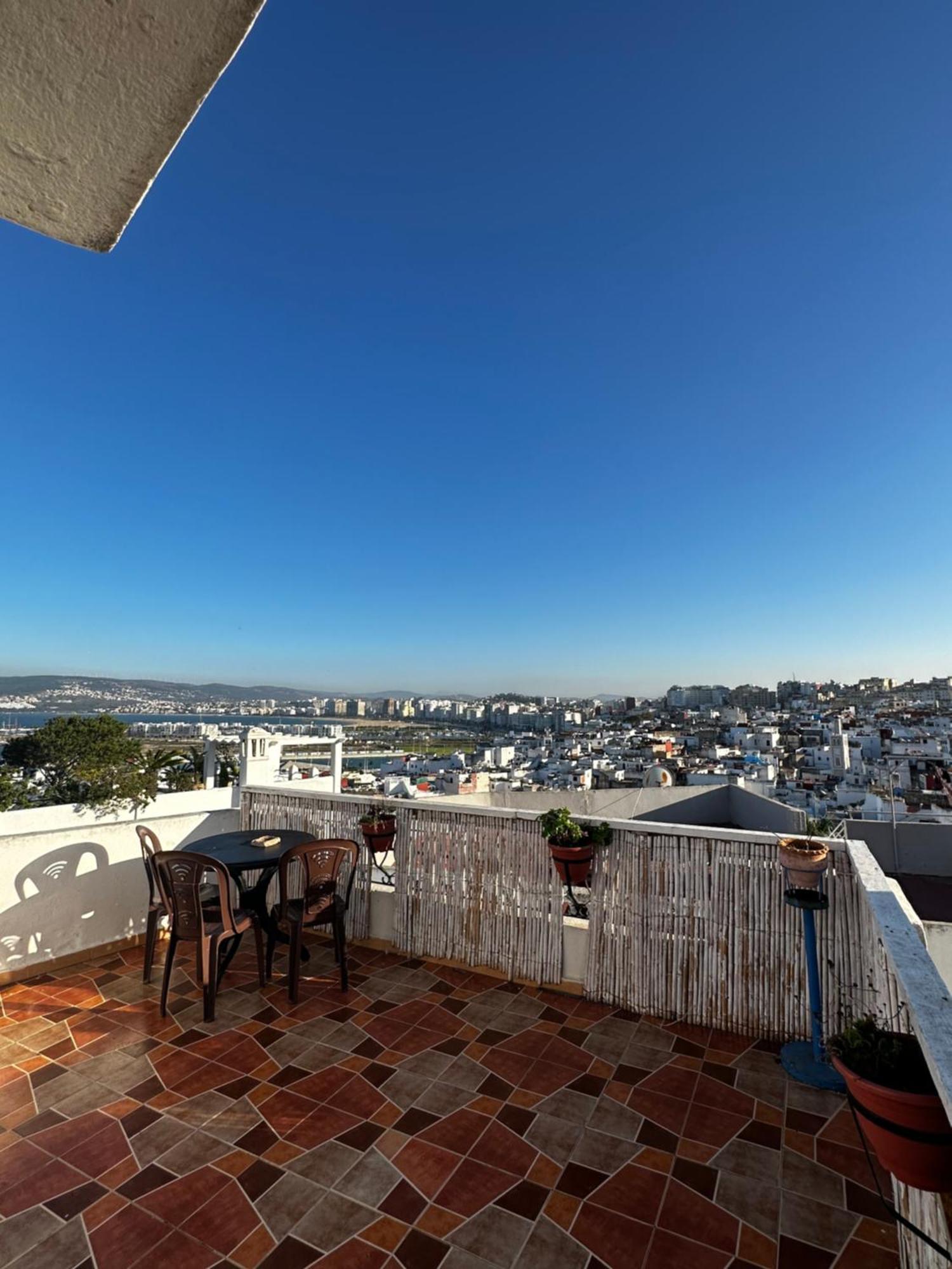 House With Sea View In Kasbah Villa Tangier Bagian luar foto